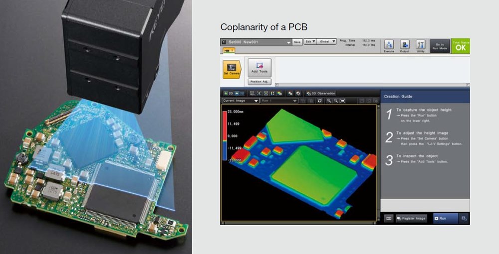 CV-X200: unique stability, precision and speed thanks to record processing speed and 3D technology